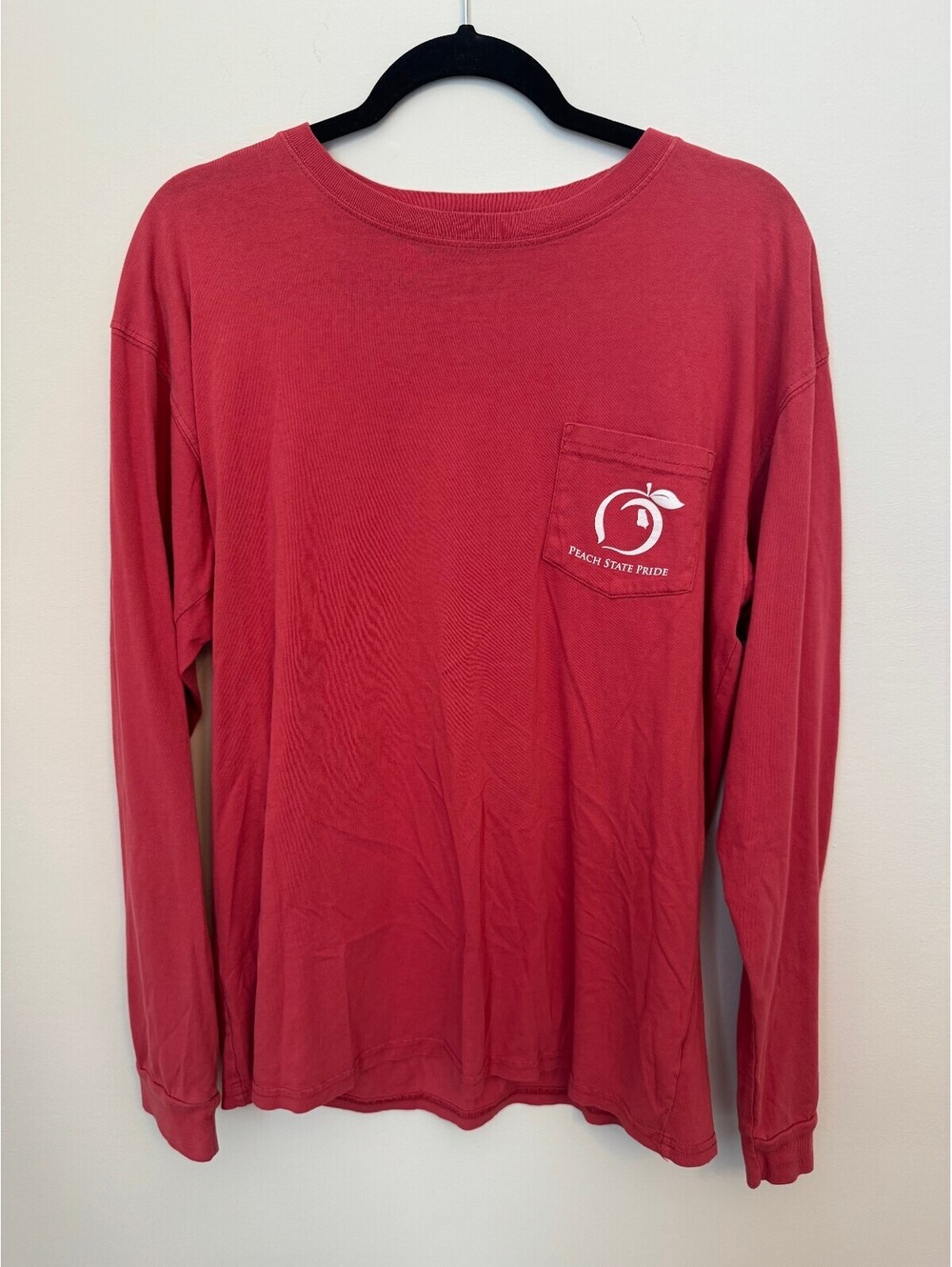 Peach State Pride red Classic City long sleeve T-shirt